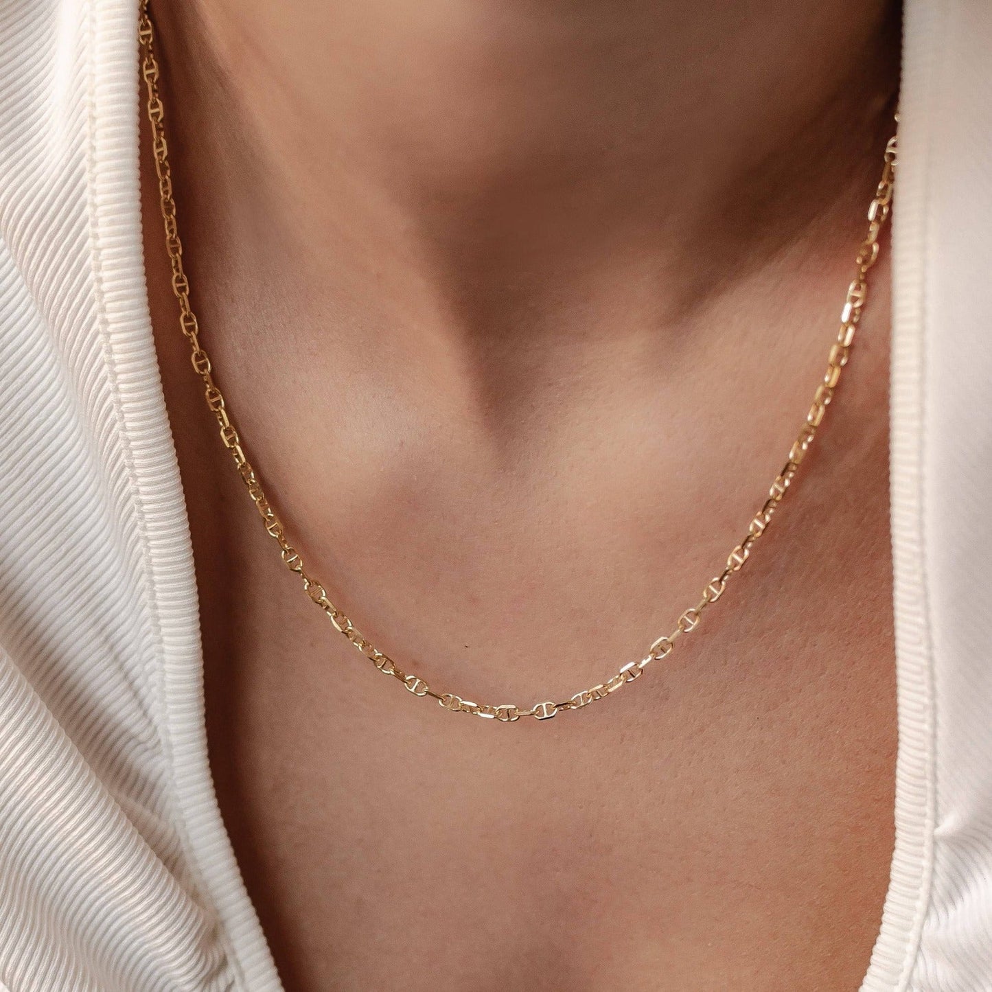 Mariner Chain Necklace Sterling Silver