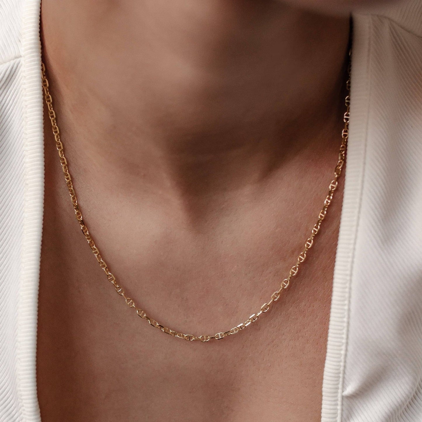 Mariner Chain Necklace Sterling Silver