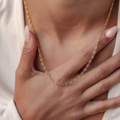 Mariner Chain Necklace Sterling Silver