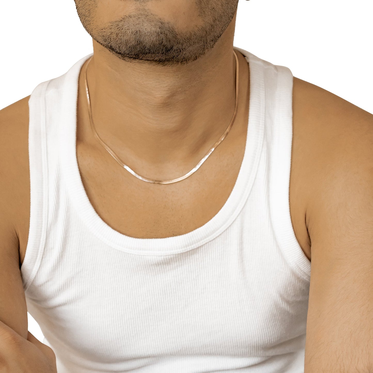 Men Snake Chain Necklace Waterproof