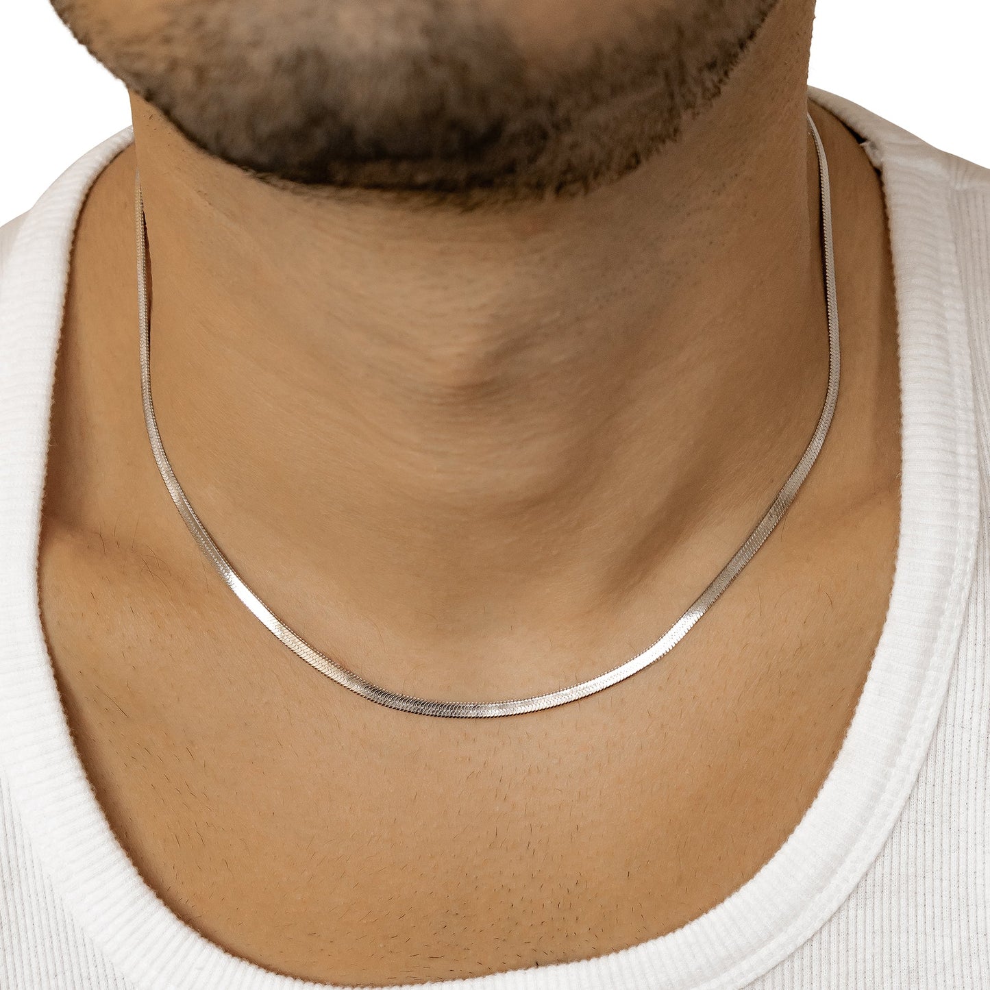 Men Snake Chain Necklace Waterproof