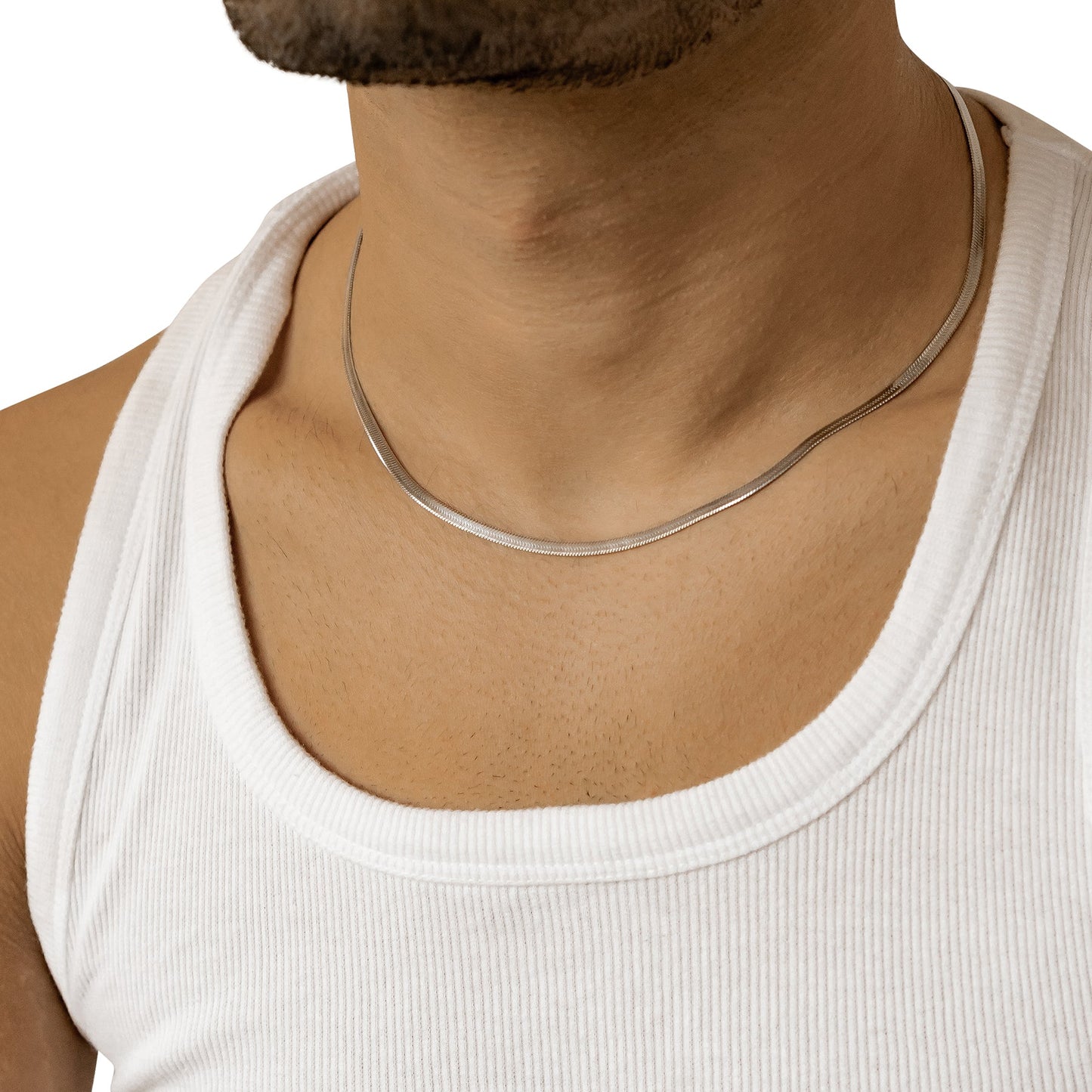 Men Snake Chain Necklace Waterproof