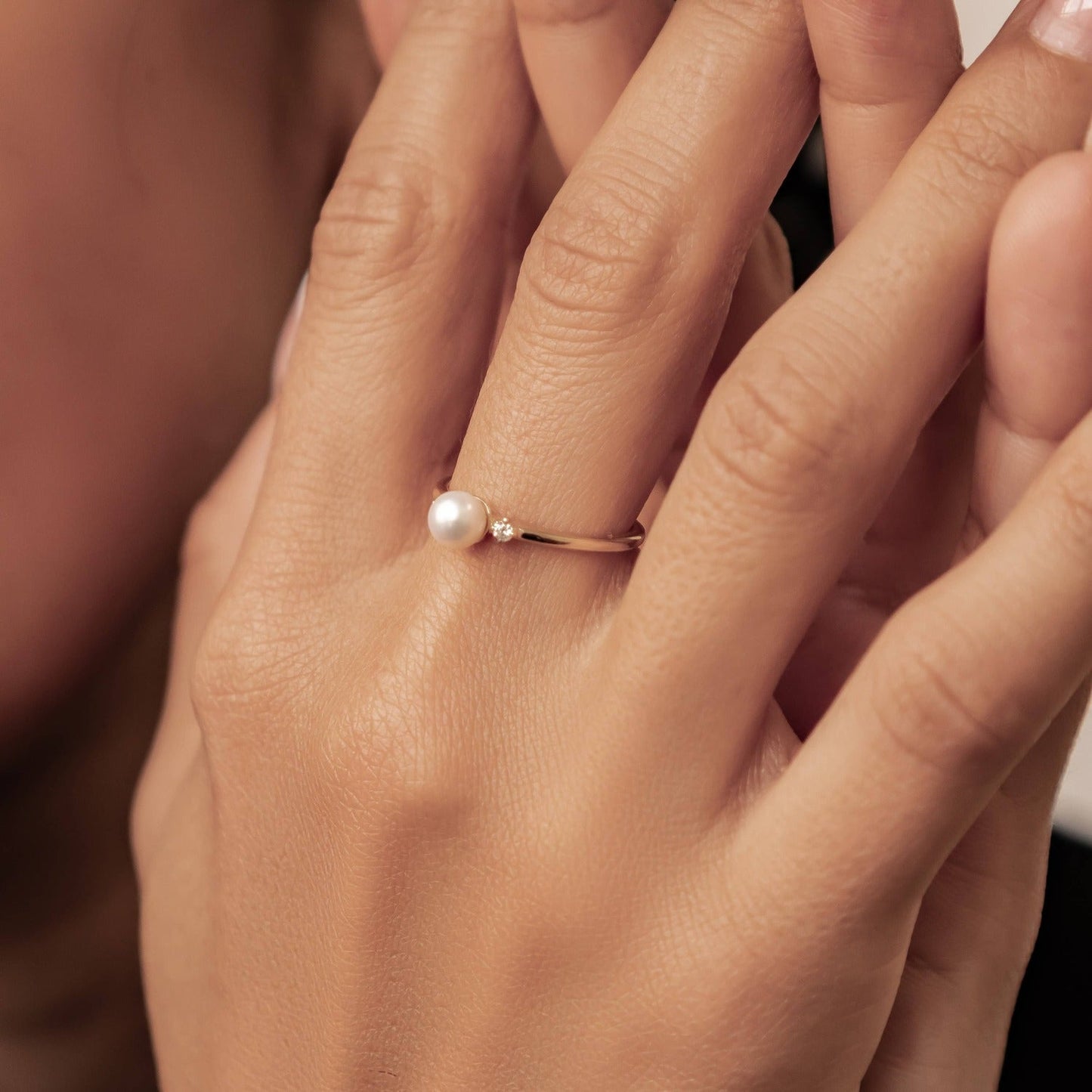 New Beginnings Pearl Ring 14K Gold