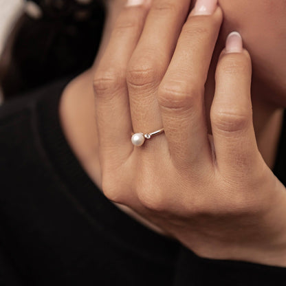 New Beginnings Pearl Ring 14K Gold