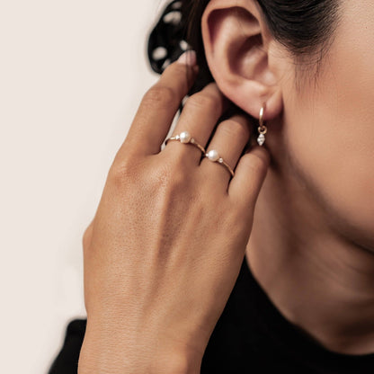 New Beginnings Pearl Ring 14K Gold