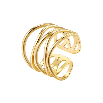 Open Weave Open Ring