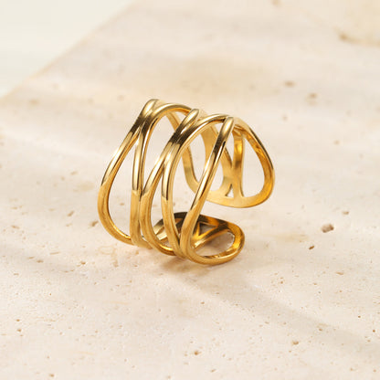 Open Weave Open Ring