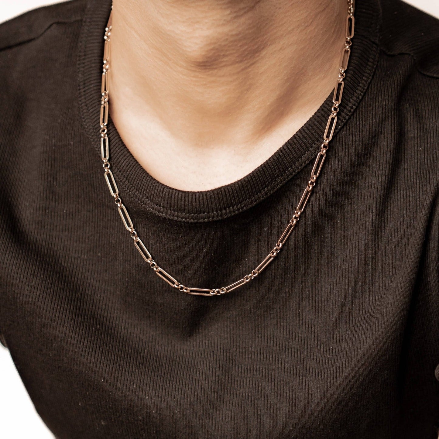 Paperclip Chain Necklace Waterproof