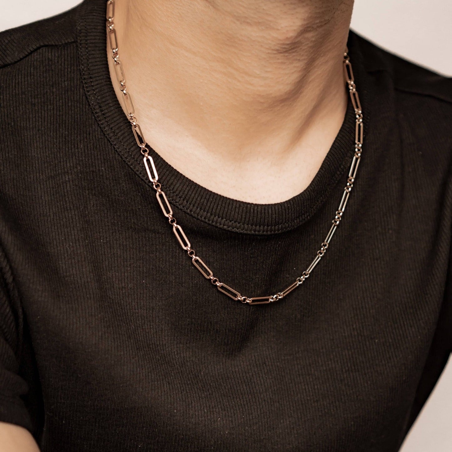 Paperclip Chain Necklace Waterproof