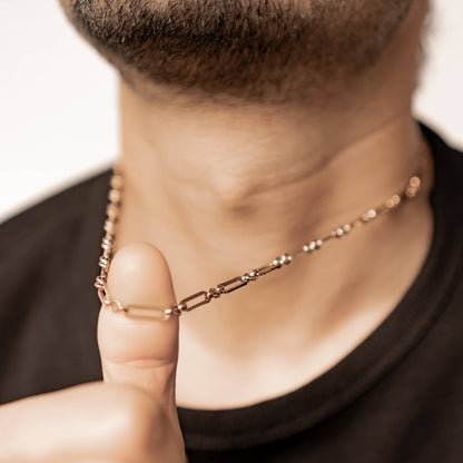 Paperclip Chain Necklace Waterproof