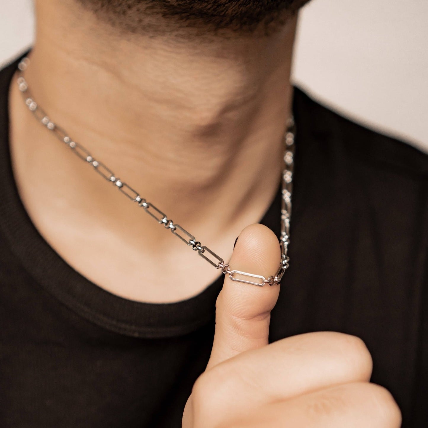 Paperclip Chain Necklace Waterproof