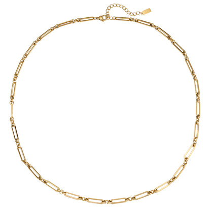 Paperclip Chain Necklace Waterproof