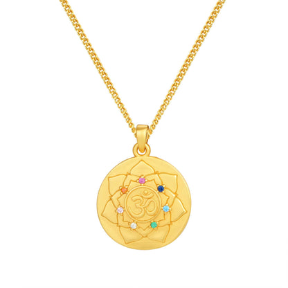 Peace and Positivity Pendant Necklace for Self-Knowledge Sterling Silver