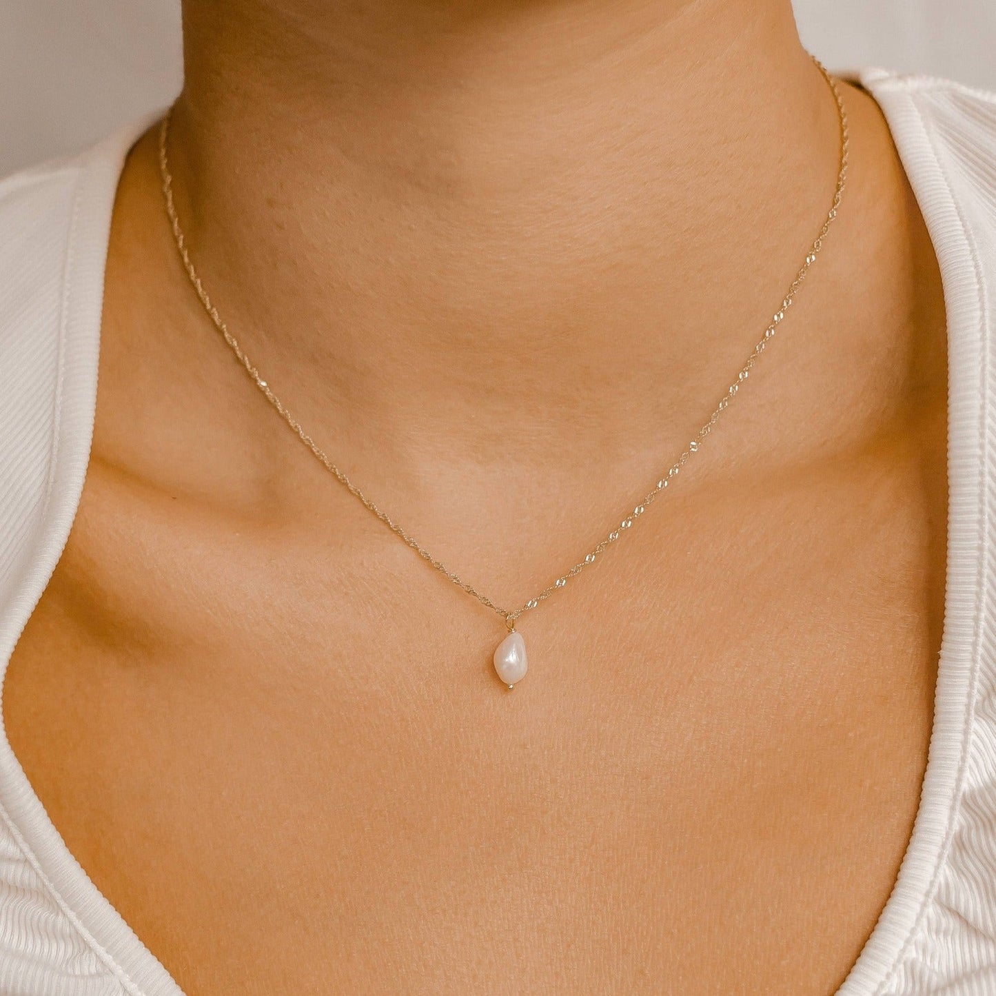 Pearl Jewelry Set Sterling Silver