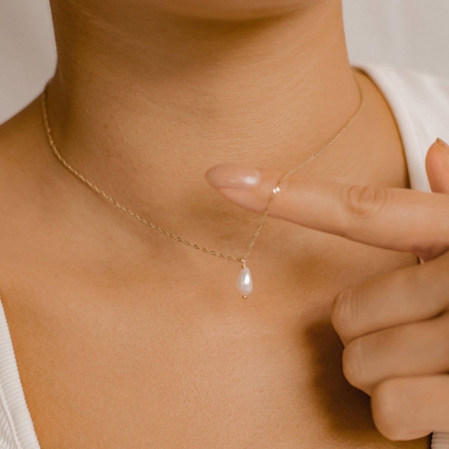 Pearl Jewelry Set Sterling Silver