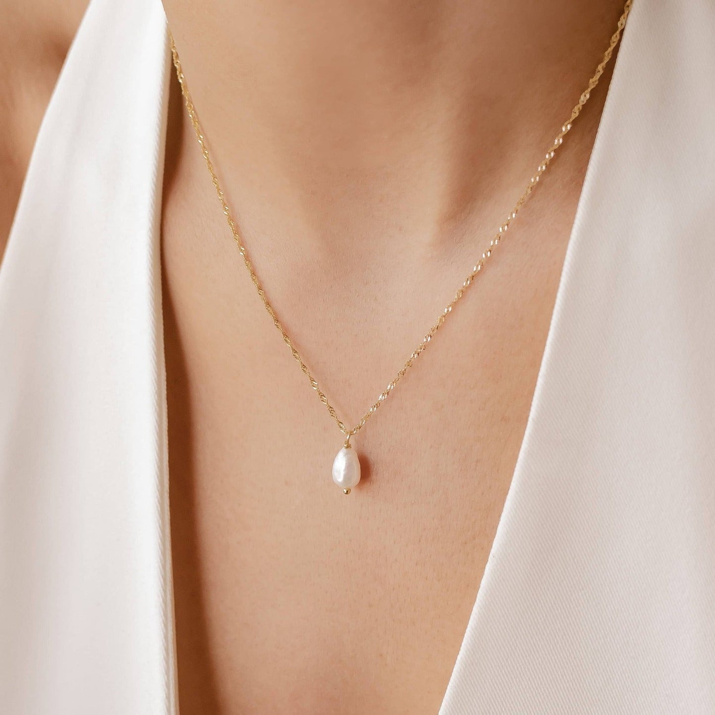 Pearl Jewelry Set Sterling Silver