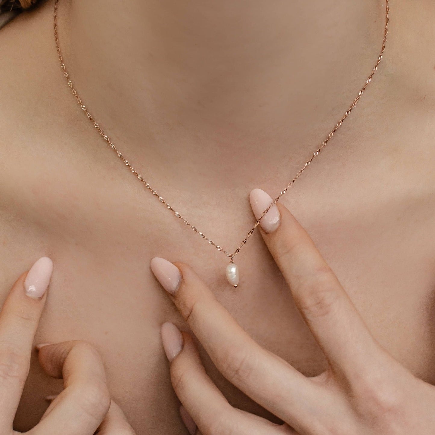 Pearl Jewelry Set Sterling Silver