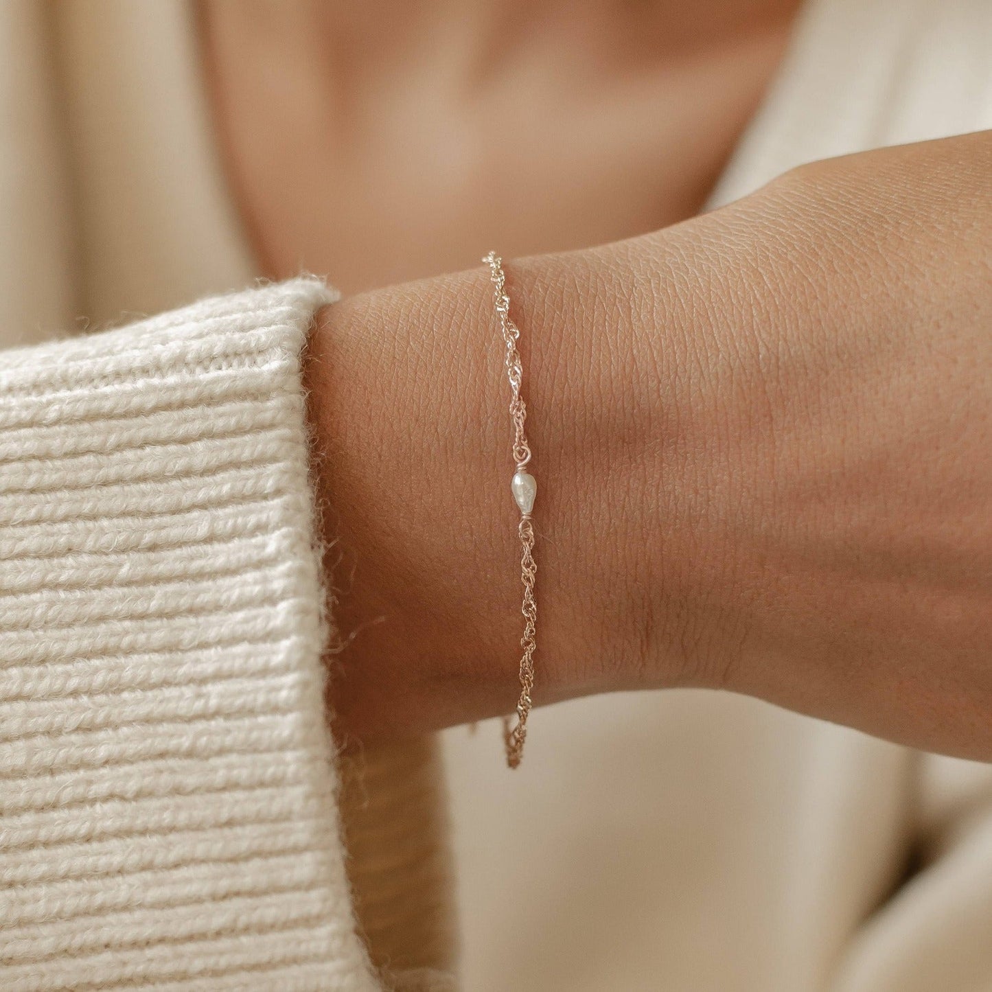 Pearl Jewelry Set Sterling Silver