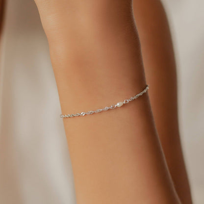 Pearl Jewelry Set Sterling Silver