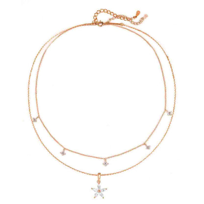 Petal Necklaces Set Sterling Silver