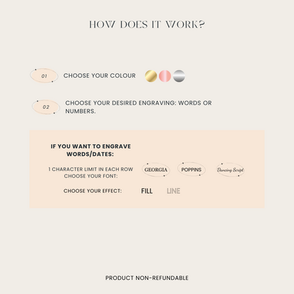 Personalized Rectangle Pendant Necklace Waterproof