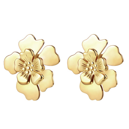 Petal Blossom Statement Earrings Waterproof