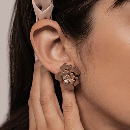 Petal Blossom Statement Earrings Waterproof