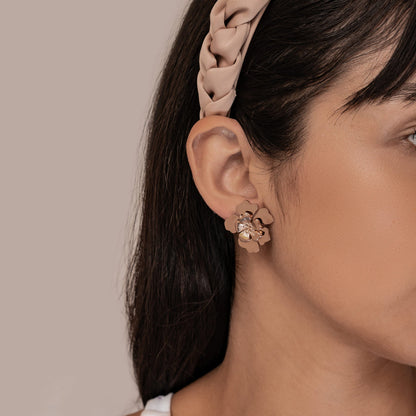 Petal Blossom Statement Earrings Waterproof