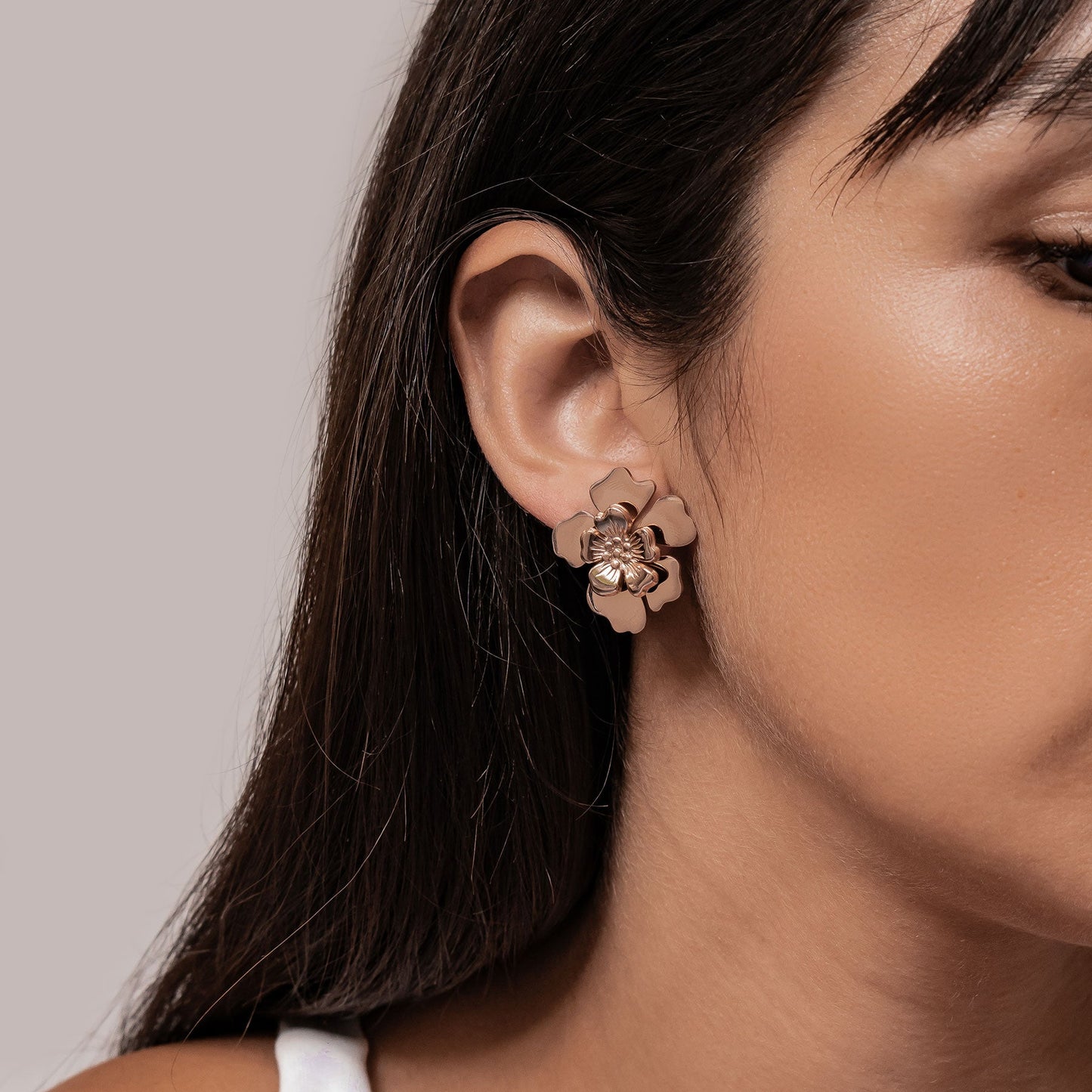 Petal Blossom Statement Earrings Waterproof