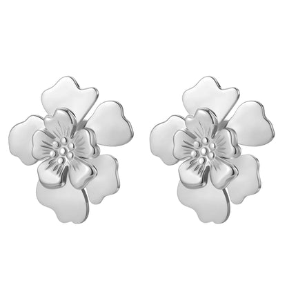 Petal Blossom Statement Earrings Waterproof