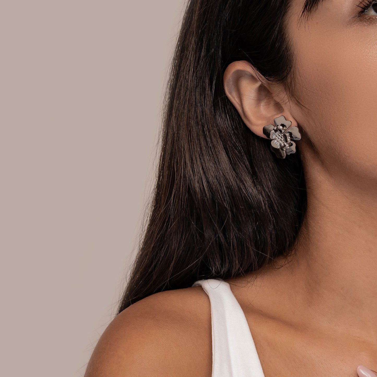 Petal Blossom Statement Earrings Waterproof