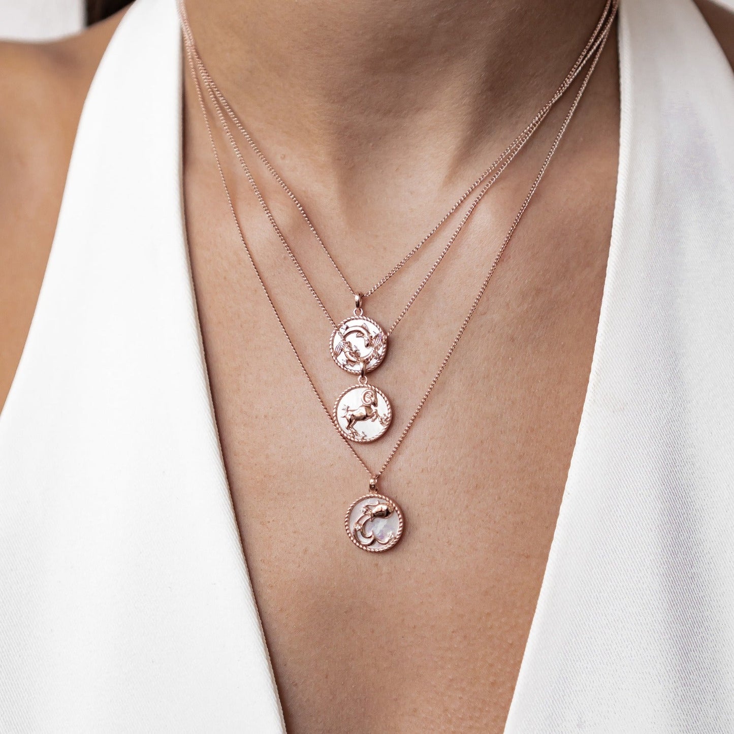 Pisces Zodiac Pendant Necklace