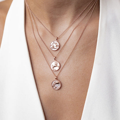 Pisces Zodiac Pendant Necklace