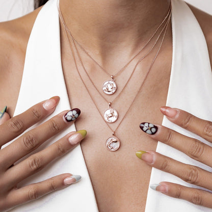 Pisces Zodiac Pendant Necklace