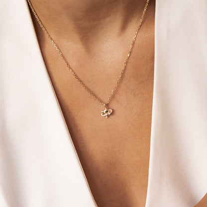 Planet Pendant Necklace Sterling Silver