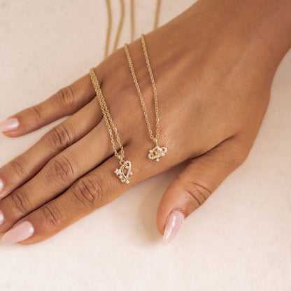 Planet Pendant Necklace Sterling Silver