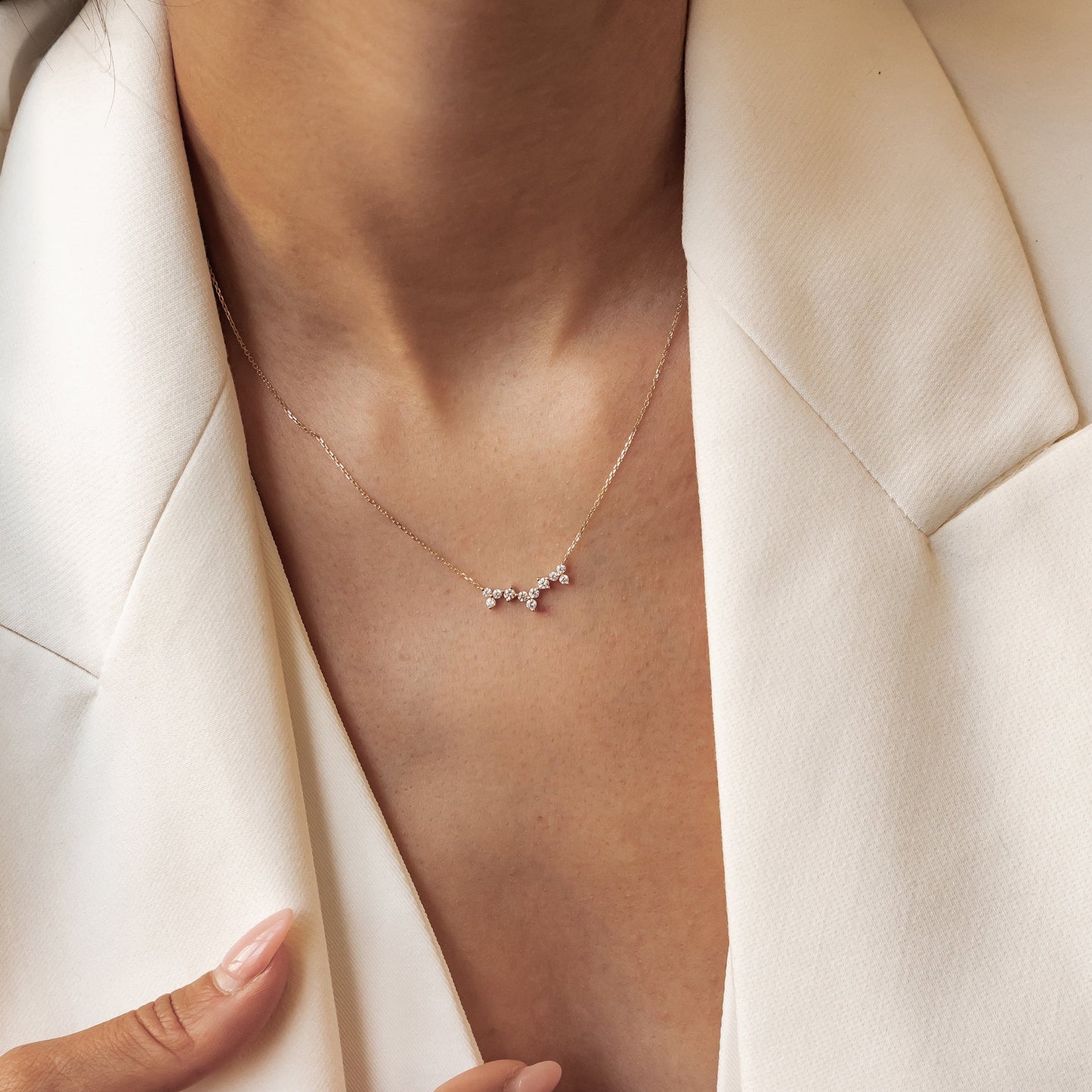 Rise Necklace 14K Gold