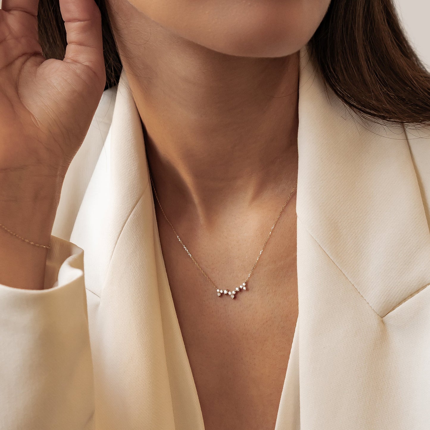 Rise Necklace 14K Gold