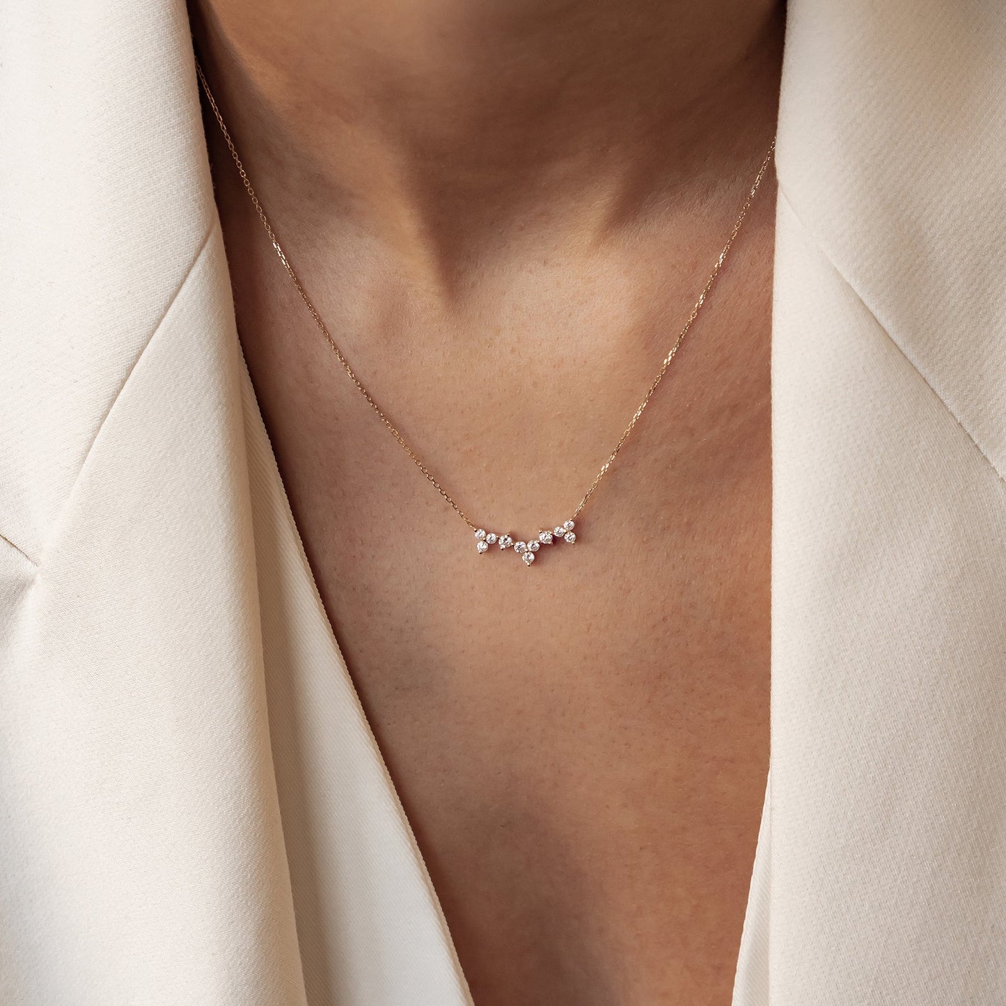 Rise Necklace 14K Gold