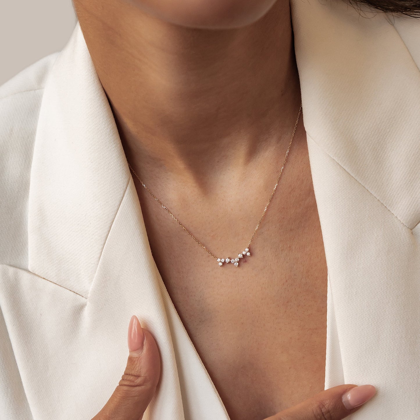 Rise Necklace 14K Gold