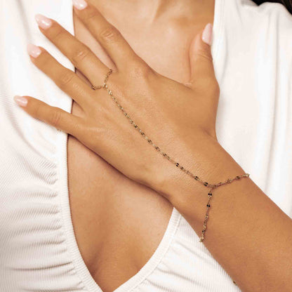 Rolo Hand Chain Bracelet