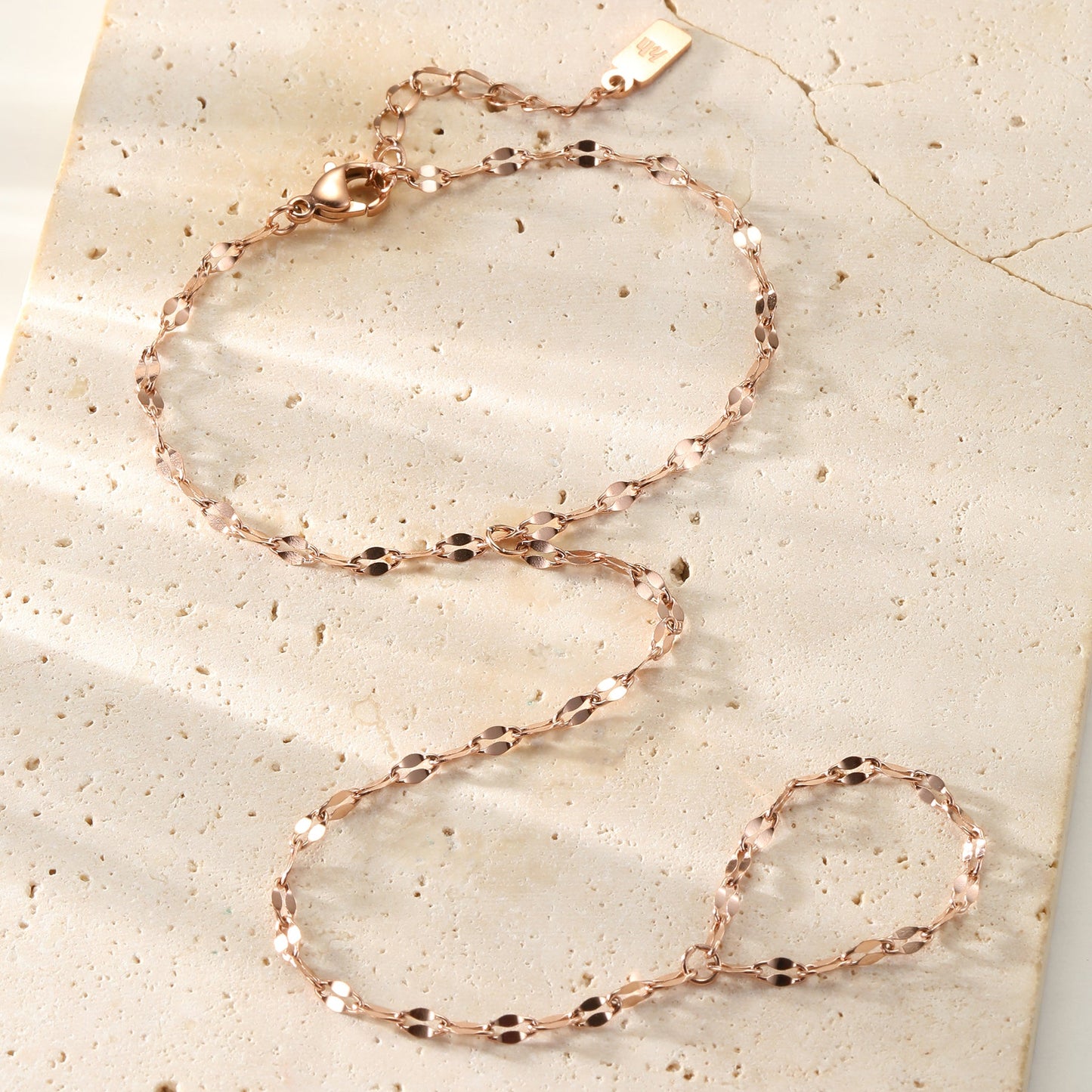 Rolo Hand Chain Bracelet