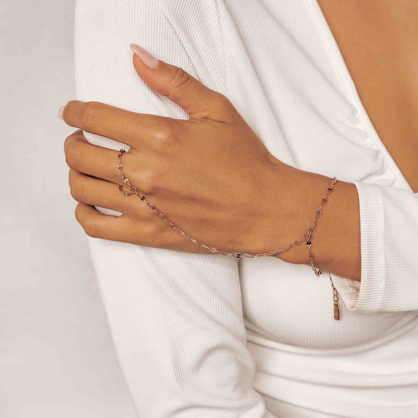 Rolo Hand Chain Bracelet