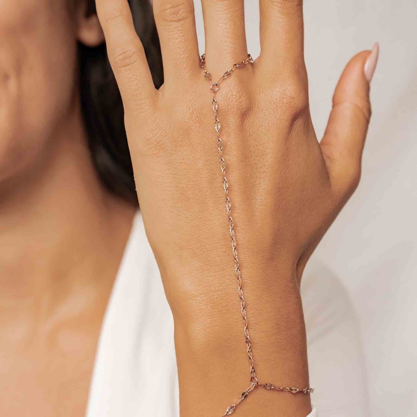 Rolo Hand Chain Bracelet