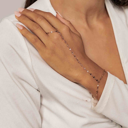 Rolo Hand Chain Bracelet
