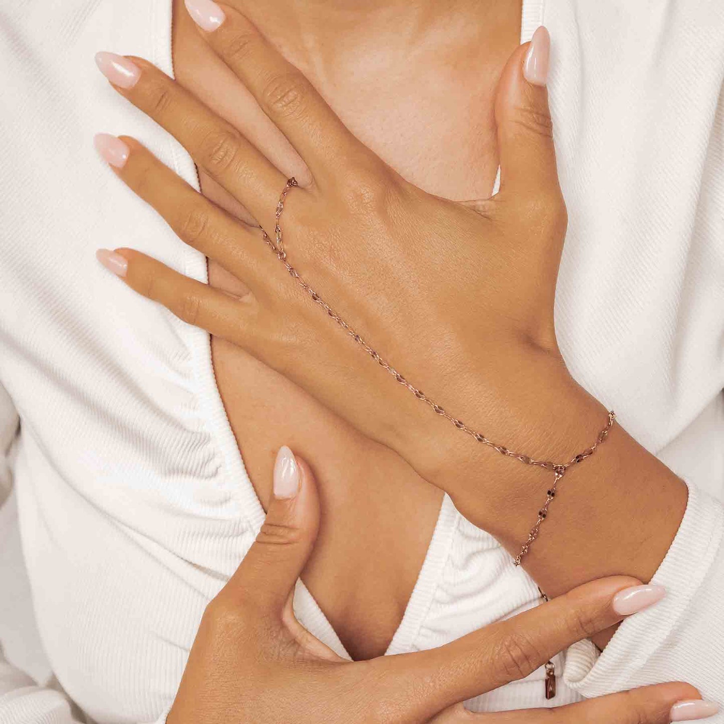 Rolo Hand Chain Bracelet