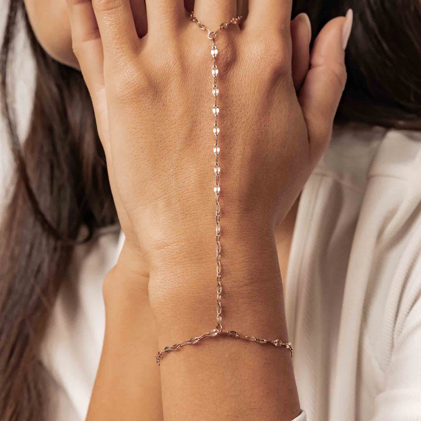 Rolo Hand Chain Bracelet