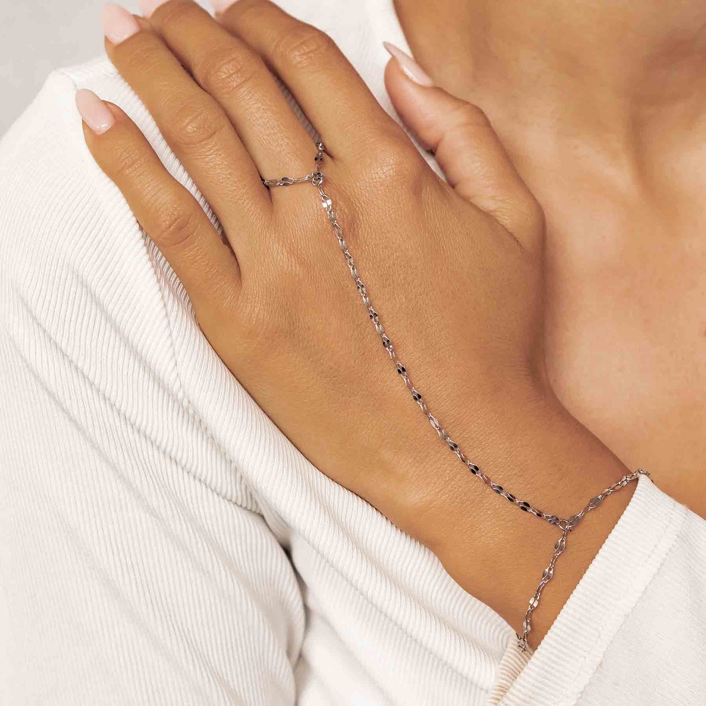 Rolo Hand Chain Bracelet