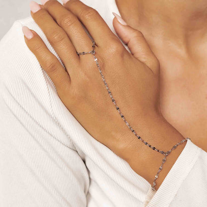 Rolo Hand Chain Bracelet