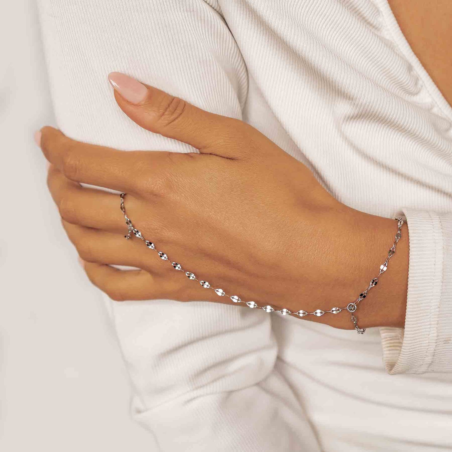Rolo Hand Chain Bracelet